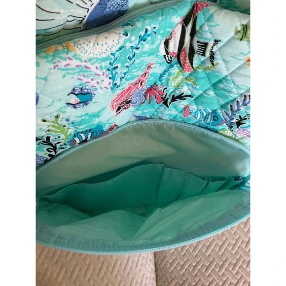 Vera Bradley Antilles Treasure LG Essential BP & MD Travel Cosmetic Bag NWT SET - Picture 6 of 16